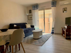 Appartement à 2 pas de la plage de Mèze, climatisé, parking gratuit, labelisé 2 clés CLEVACANCES - FR-1-604-40